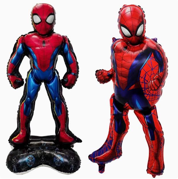 Jumping Spider-Man superhero series themed birthday party decoration arrangement aluminum film balloons