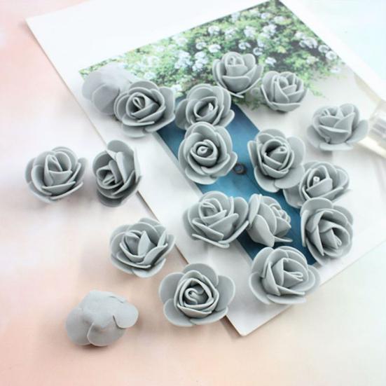 500 Pcs Mini Artificial Foam Rose Bulk Small Rose Flower Head for DIY Flower Arrangement Wall Garland Backdrop Wedding Bridal Shower Decor