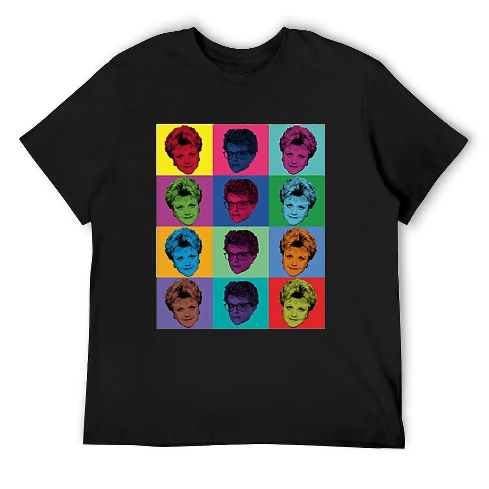 

Jessica Fletcher PopArt T-Shirt Man T-shirt Designer Shirts Croswit Shirt Man Anime Stuff Fitted T Shirts for Men Women XXXL