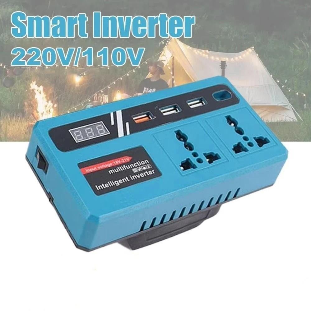 DC 18V-21V Eingang 120W Wechselrichter Elektrowerkzeug Akku-Wechselrichter Camping-Nutzung