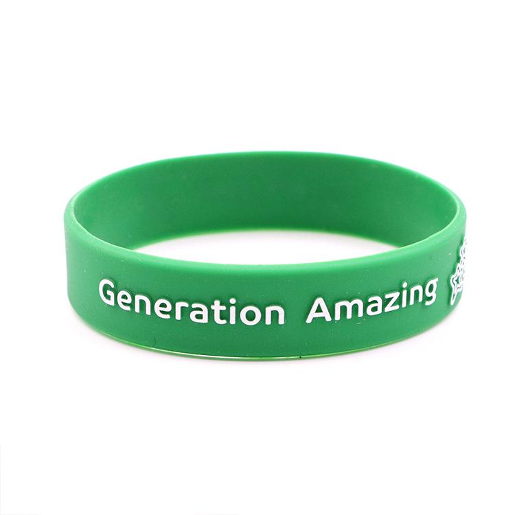Embossed Letter Silicone Bracelets: Anti-Lost, Commemorative, Multi-Color Options for All Ages