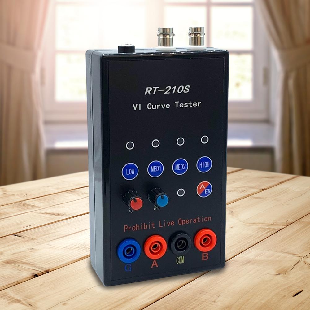 RT-210S VI Curve Tester Dual Channel Simultaneous Display Portable VI Curve Tester Circuit Board Test Device 4 Gear Frequency