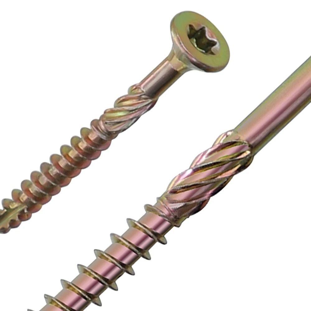 100Pcs/Pack 35mm 45mm 60mm 80mm Self-tapping Screw M5 Flat Head Woodworking Screws  Hardware Tools