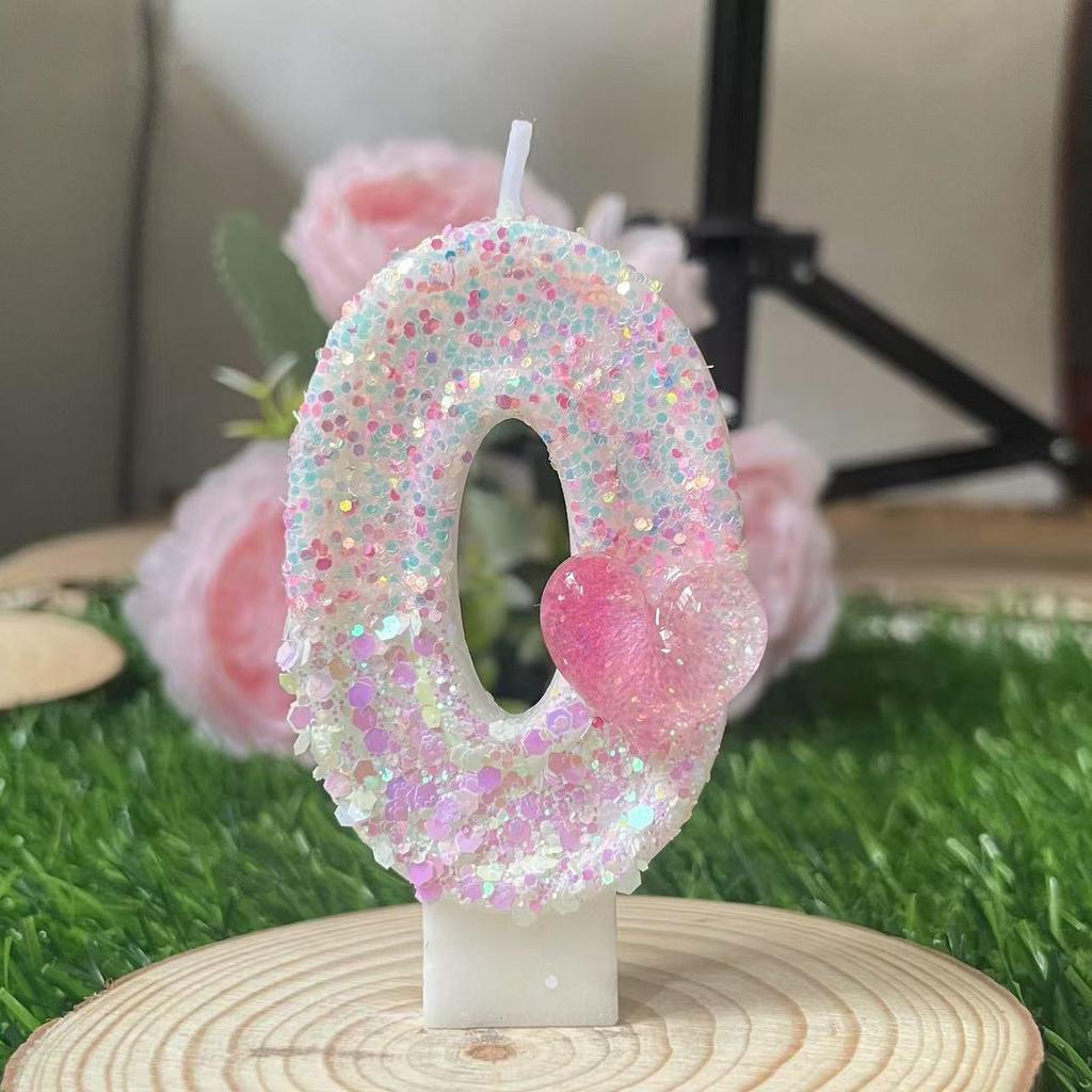 Creative Digital Candles Romantic Love Cute Styling Birthday Cake Candles