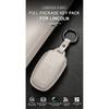Leather Car Key Cover Case Protection Shell Keychain For Lincoln Continental MKC MKZ MKX Navigator Z Nautilus Aviator Corsair