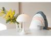 Slim Waist Mushroom Table Lamp: Dimmable, Eye-Protective Night Light for Bedroom and Living Room, European Style.