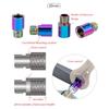 Bike Bicycle Pedal Extender 16mm/20mm for  9/16 In Threaded Pedals Chrome-Molybdenum Steel