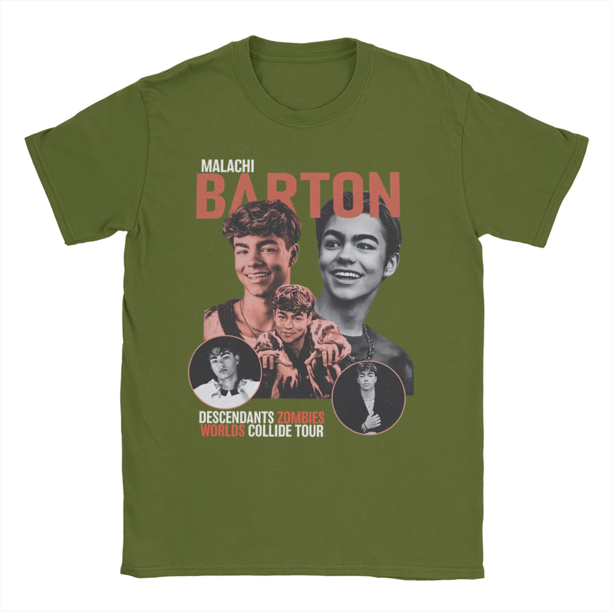 

Malachi Barton T Shirt Men s Pure Cotton Novelty T-Shirts Crew Neck Tees Short Sleeve Tops 6XL 4XL