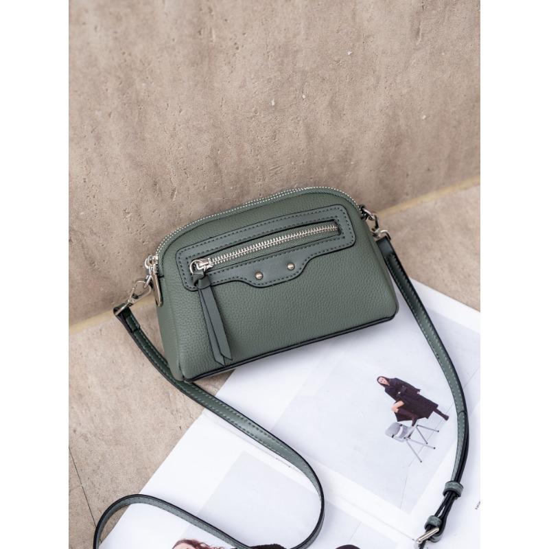 One Shoulder Messenger Bag Multi-compartment Women's Small Bag Soft Leather