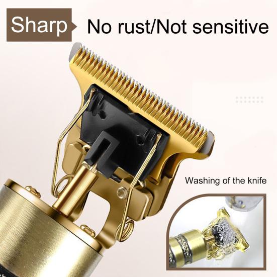 1 Set Haarschnitt Nicht rostend Praktische Null Klinge Abstand Retro Push Cutter Haar Rasierer Schneiden Maschine Haar Trimmer
