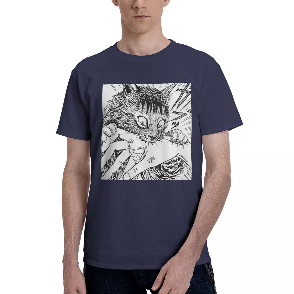 

Funny Crazy Cat 100 Cotton Casual Breathable Confortable Clothes Designer Clothes Men Clothes Men 4XL