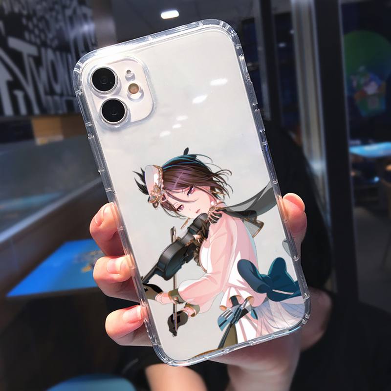 Чехол для телефона Yashio Rui BanG Dream для iPhone 13 12 11 8 7 plus mini x xs xr pro max, прозрачный мягкий iphone 12mini