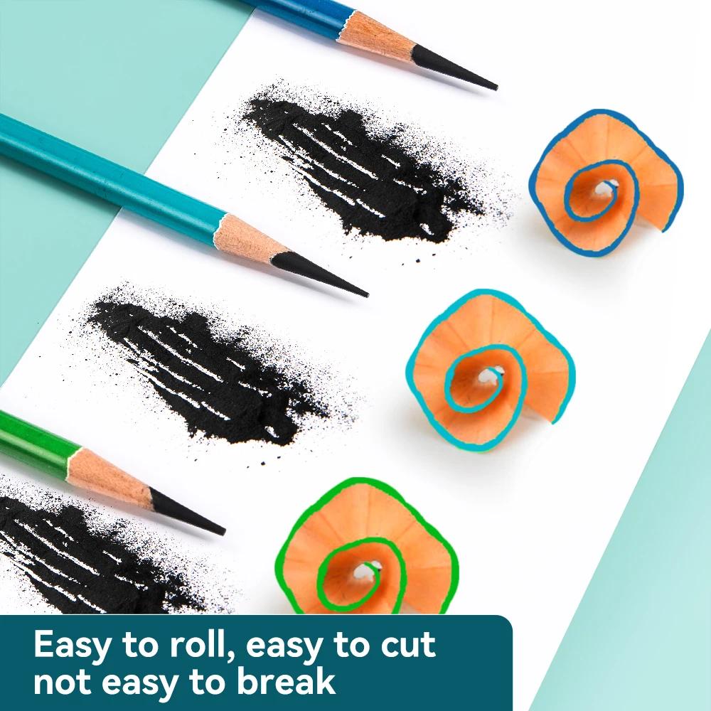 Professional Charcoal Graphite Sketch Pencil Set EX-Soft Medium Hard Pencils for Artists School Office Drawing Sketching Shading