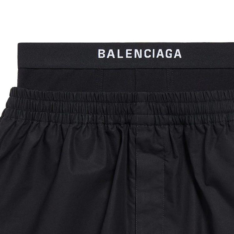 Balenciaga Hybrid Boxer Shorts 'Black' 791054TNM601000