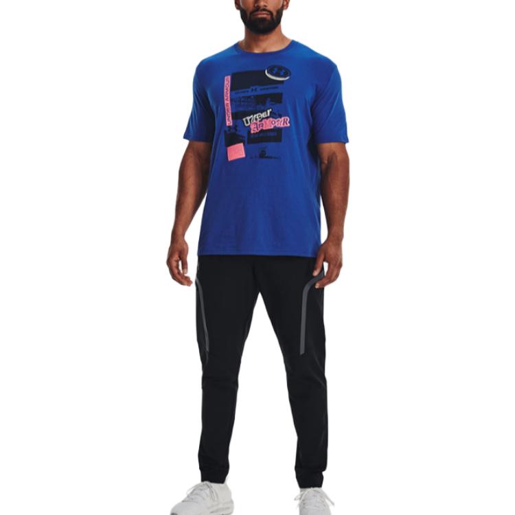 Under Armour Pantaloni da Allenamento Fitness Corsa Uomo Colore Unico con Lacci Neri 1373864-001