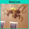 Autocolant de Perete Elegant Floare Oglindă 3D Decal Mural Acrilic Pentru Decor Cameră de Casă