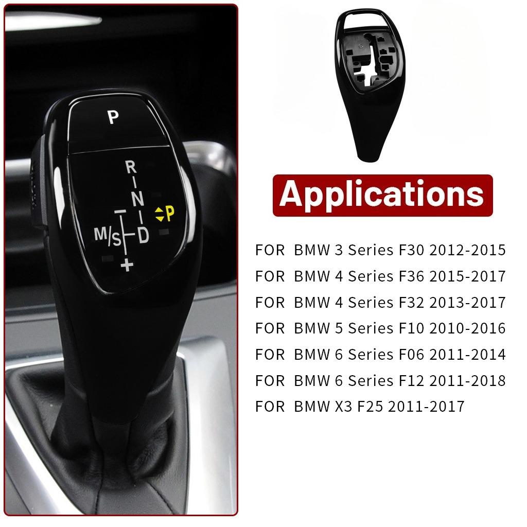 Car Gear Shift Knob Cover Auto Gear Knob Shift Lever Cover Replacement For Bmw F30 F31 F32 F33 F34 F36 F07 F10 F11 F06 F12 F14