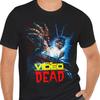 The Video Dead T-Shirt Short Sleeve Movie Tee Black