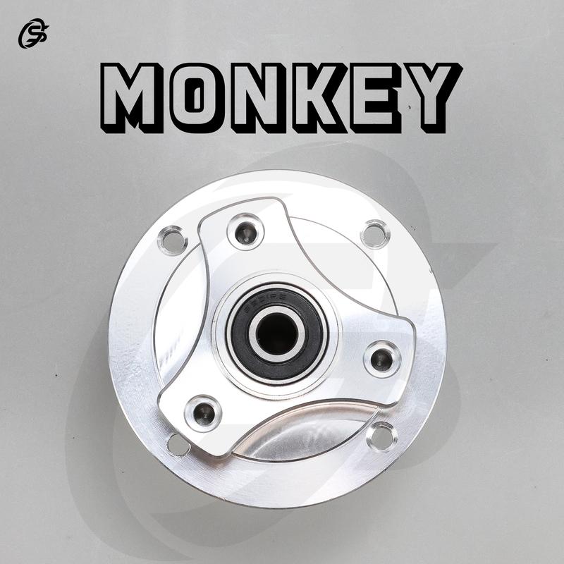 Z50 Rear Hub Z50 Monkey Wheels Hub Sllver CNC Core Wheels Hub Aluminum Motorcycles Parts Monkey Z50 Parts