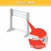 Iris Ohyama Clothes Drying Rack, Towel Stand, White, Holds 7 Towels, TH50KR