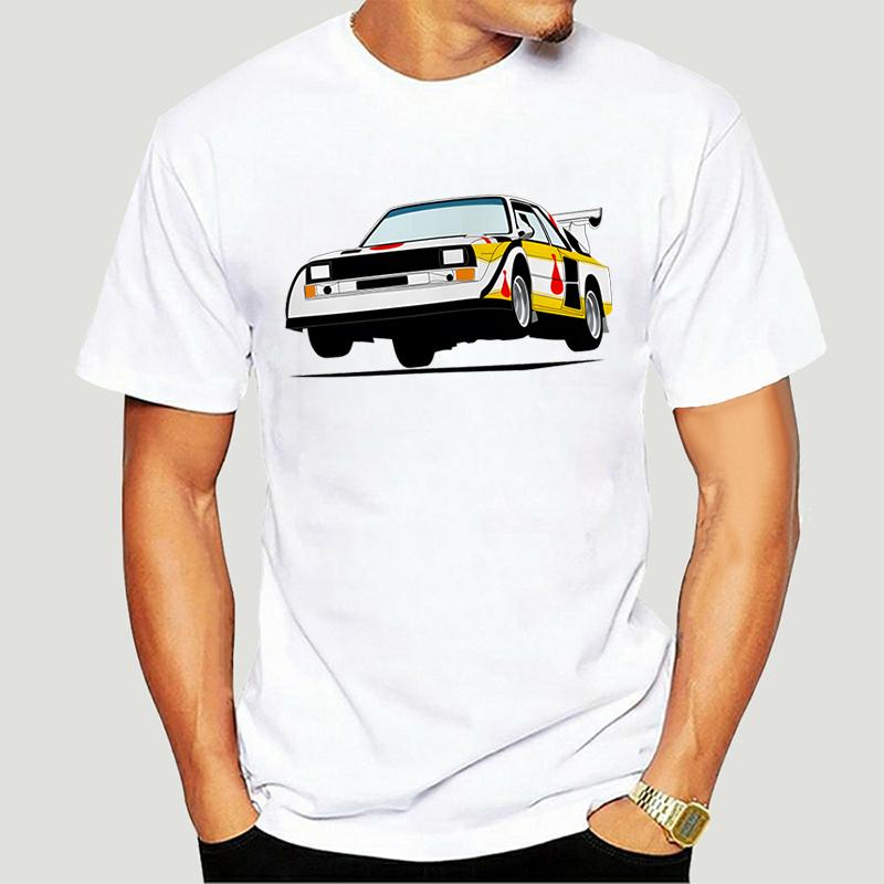 Funny Rally Car Print T Shirt for Men Clothing Casual O-neck Short Sleeve Top Fashion Group B Tee Shirt Summer Oversized T-shirt