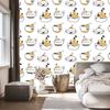 Wallpaper Colorful ships of different types for living room and bedroom 50x1000