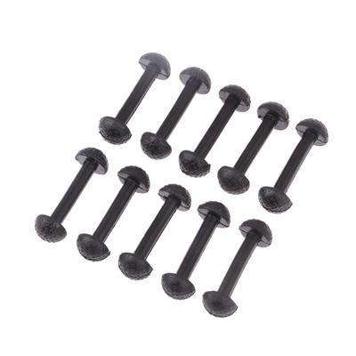 10X For Motu Leg Band Vintage Figures Replacement Connectors Clip Black Rubber Leg Band Replacement Connectors