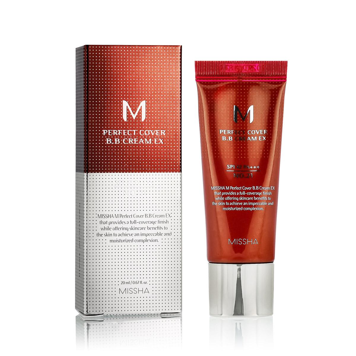 MISSHA M Perfect Cover BB Cream EX SPF 42 PA+++ (Nr. 21 Hellbeige) 20 ml