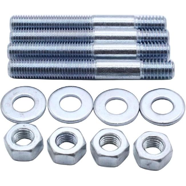 Carburetor Mounting Kit Carb Studs 5/16" x 3" Fits C-hevy F-ord Holley E-delbrock