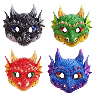 Detská Dračia Maska Halloween Vtipná Maska Dračí Cosplay Karnevalové Masky Preoblečenie Dámska Cosplay Maska Na Maškarný Ples