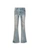 Geulounnasoldeu Grunge Cut Flare Jeans