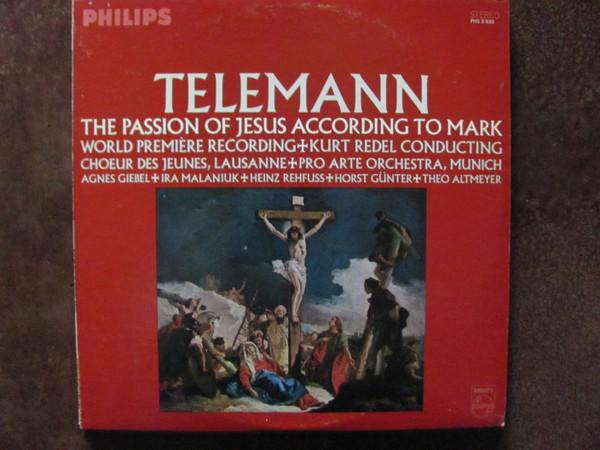 LP Record KURT REDEL PRO ARTE ORCHESTRA Telemann The Passion Of Jesus Accor PHM2530 PHILIPS 1965 US Classical Used