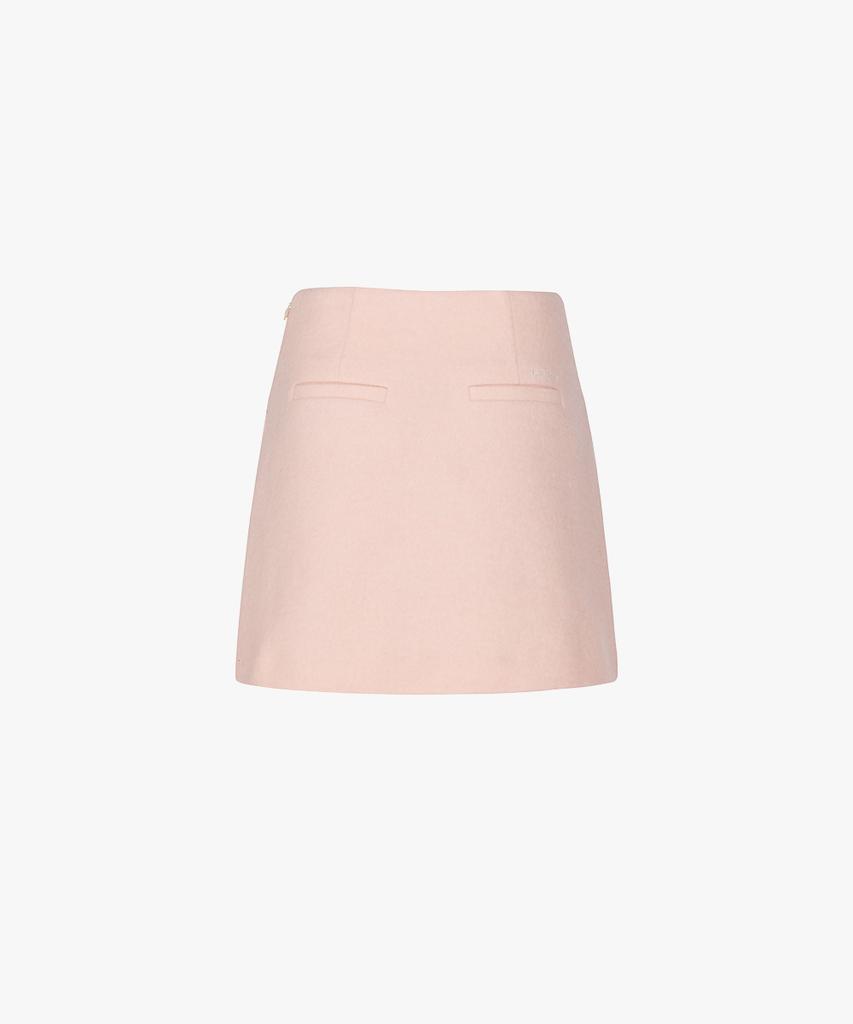 FAIRLIAR GOLF Boucle H-Line Skirt (Pink)
