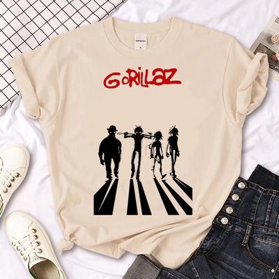 Gorillaz Tshirt Women Summer T Shirt Girl Streetwear 2000s Harajuku Clothing