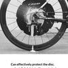 Durable Bike Disc Brake Protection Cover for Easy Cleaning Perfect for All Weather Outdoor Use