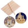 200pcs 1/8 X 3.94 Inch Round Wood Sticks Round Shape Hardwood Dowel Pins  DIY Projects