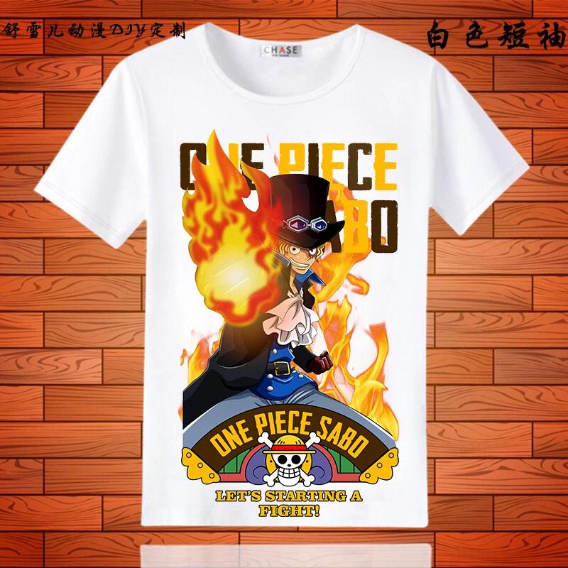 One Piece Sabo Cosplay Anime Manga T-Shirt Shirt Costumes Underwear Polyester M