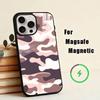 Fashion C-Camouflage Phone Case For iPhone17,16,15,14,13,12,11 Plus,Pro Magnetic For Magsafe Wireless Charging