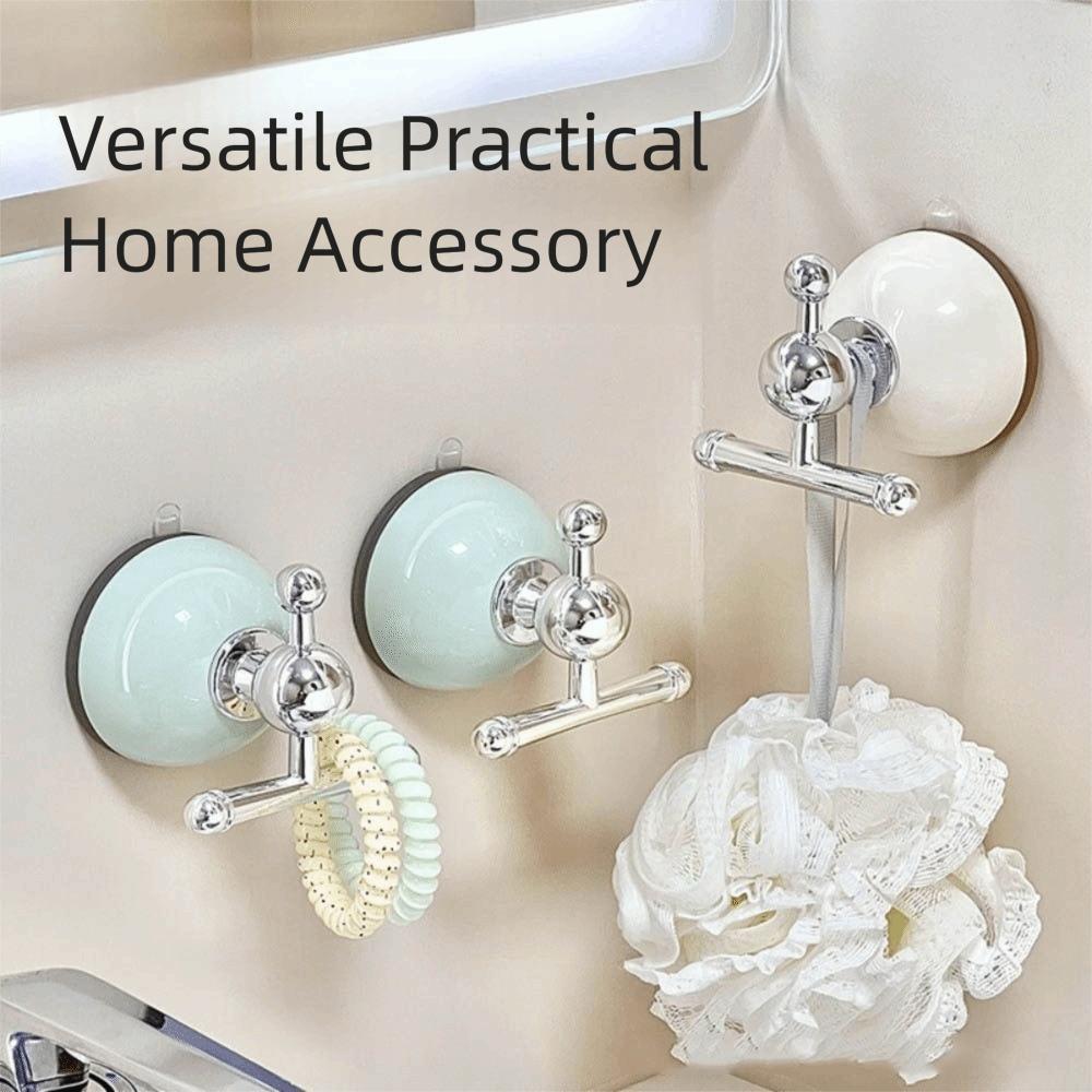 Seamless Bathroom Hook No- Punching Kitchen Storage Hook Universal Suction Cup Hook  Household