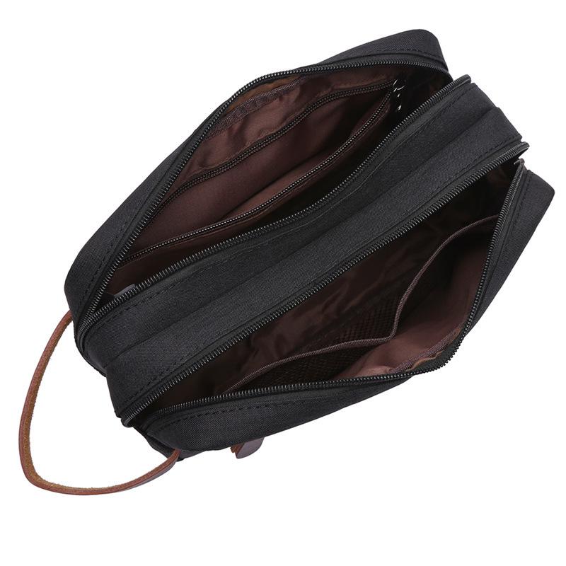 Men's Waterproof Portable Retro Toiletry & Makeup Bag with Large Capacity