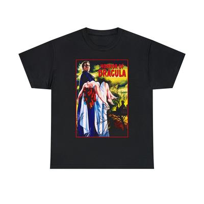 The Horror of Dracula Vampire Monster Movie Poster Men's Short Sleeve Tee