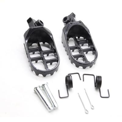 Foot Peg Kit Black Aluminum Dirt Bike Replacement YZ125 YZ250 PW50 PW80 BW80 DT50 RT180 225S 225T R110 R90 TW200 WR200 250 500 XT225