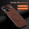 Case For Xiaomi Poco F7 Ultra F7 Pro 5G For MagSafe Magnetic Matte Fine Grained Leather Shell Metal Lens Frame Cover Bumper