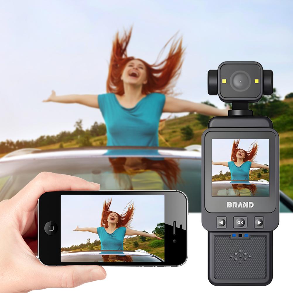 1080P WiFi Travel Bicycle Driver Recorder Mini Sports Cam Pocket Camera for Motorcycle and Vlogging