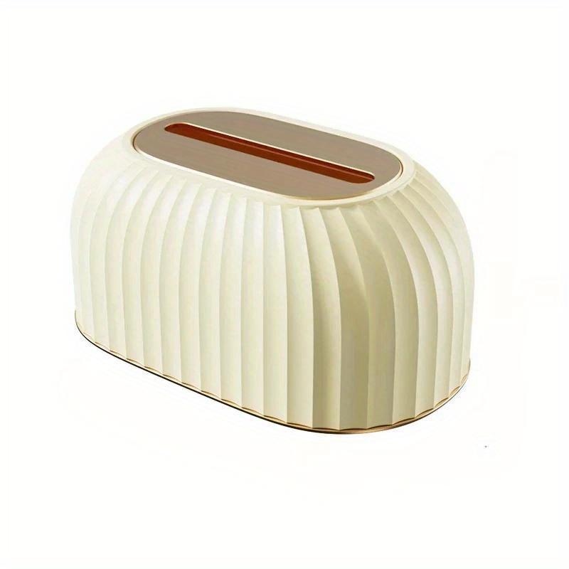 Nordic Striped Tissue Box Holder High Quality Toilet Paper Box Table Napkin Holder Car Tissue Paper Dispenser Home Decoration