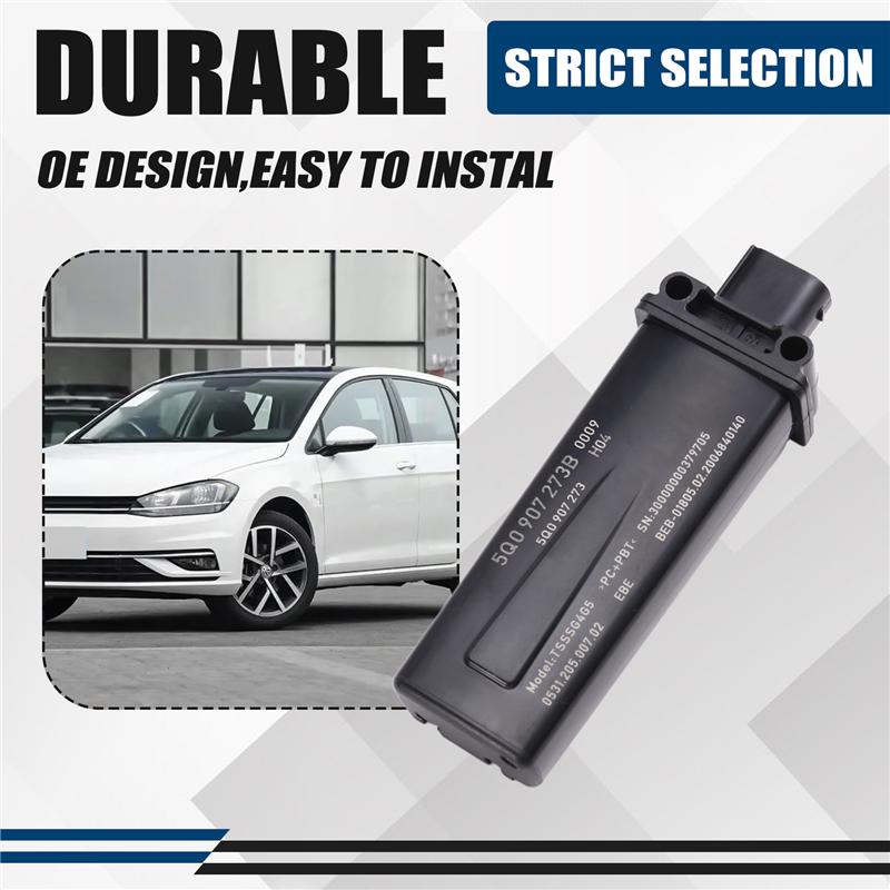 A58X-For Skoda Golf Tiguan TPMS Tire Pressure Monitoring Module Receiving Module 5Q0907273F, 5Q0907273B