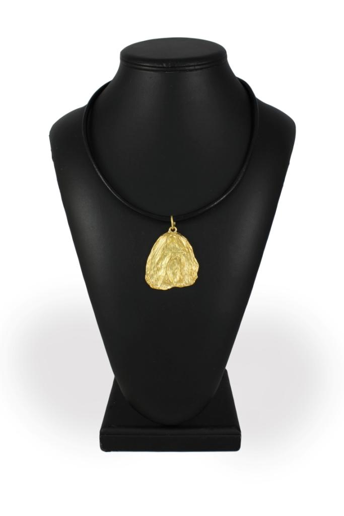 Shih Tzu, Chrysanthemum Dog I - necklace with a dog in a gift box, gold-plated pendant for a dog lover, striking jewelry by Art-Dog