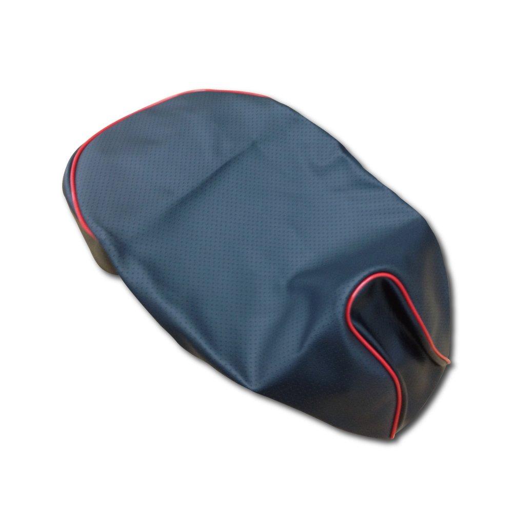 

ALBA Japanese Custom Seat Reupholstery Live Dio ZX Black Covers, Type, (AF35), Embossed/Red Piping, HCH1007-C10P40
