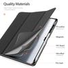 For Xiaomi Pad 7 Ultra Case DUX DUCIS Domo Series Tri-fold Stand PU Leather Tablet Cover