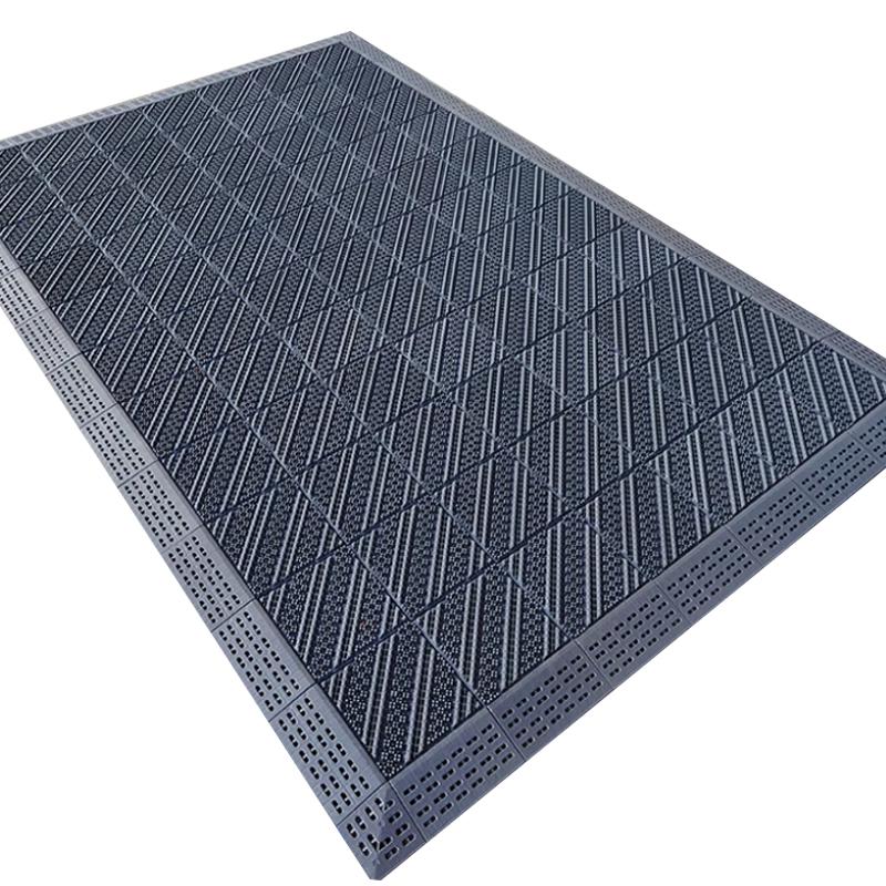 Three-in-One Anti-Slip Commercial Entrance Doormat for Dust Removal